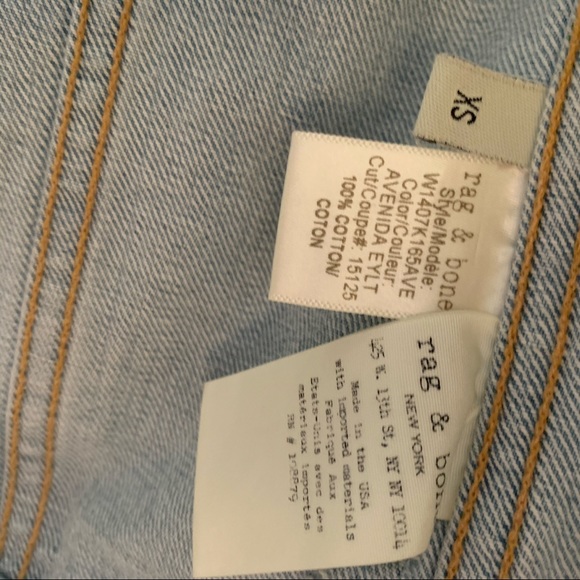 rag & bone denim jacket - Picture 7 of 7